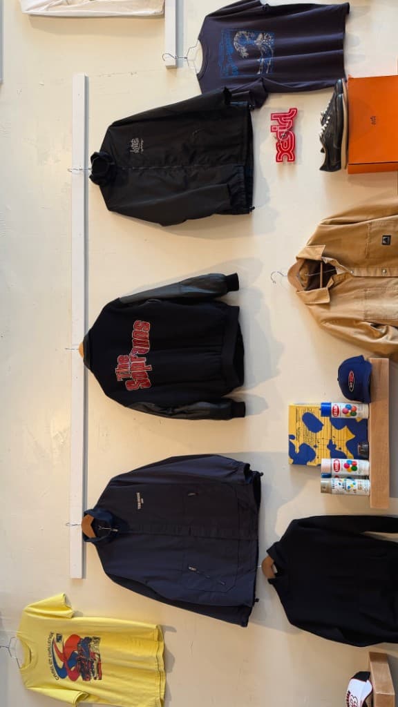 Varsity Los Angeles interior — wall display
